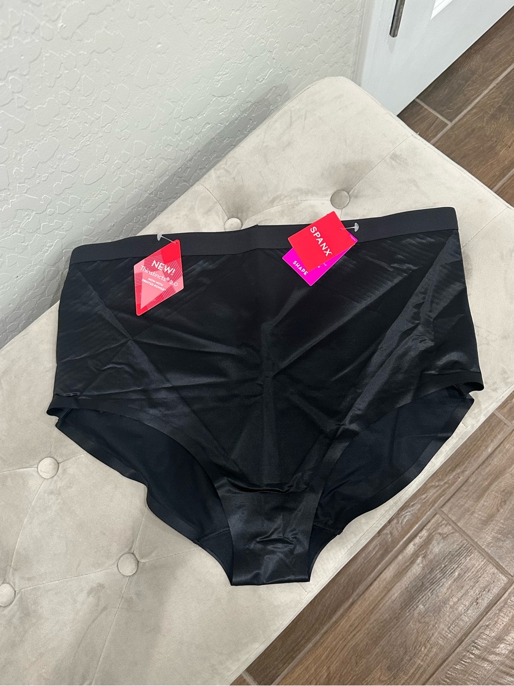 NWT SPANX Thinstincts 2.0 Brief Black 2X